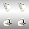 Service Caster 3 Inch 316SS Nylon Wheel Swivel Bolt Hole Caster Brakes, 2PK SCC-SS316BH20S314-NYS-2-TLB-2 - alternate 1